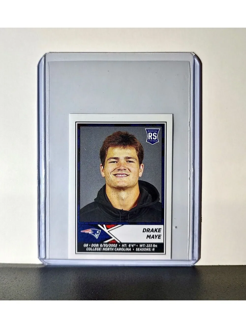 Drake Maye 2024 Panini NFL Sticker #76 Rookie New England Patriots